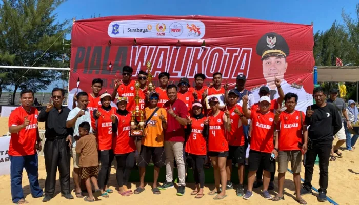 Voli Pantai Sumenep Juara di Surabaya, PBVSI Petik Hasil Pembinaan