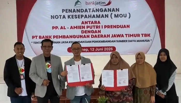 JConnect Edu Masuk Pesantren, Bank Jatim Sumenep Resmi Berkolaborasi dengan Al-Amien Prenduan