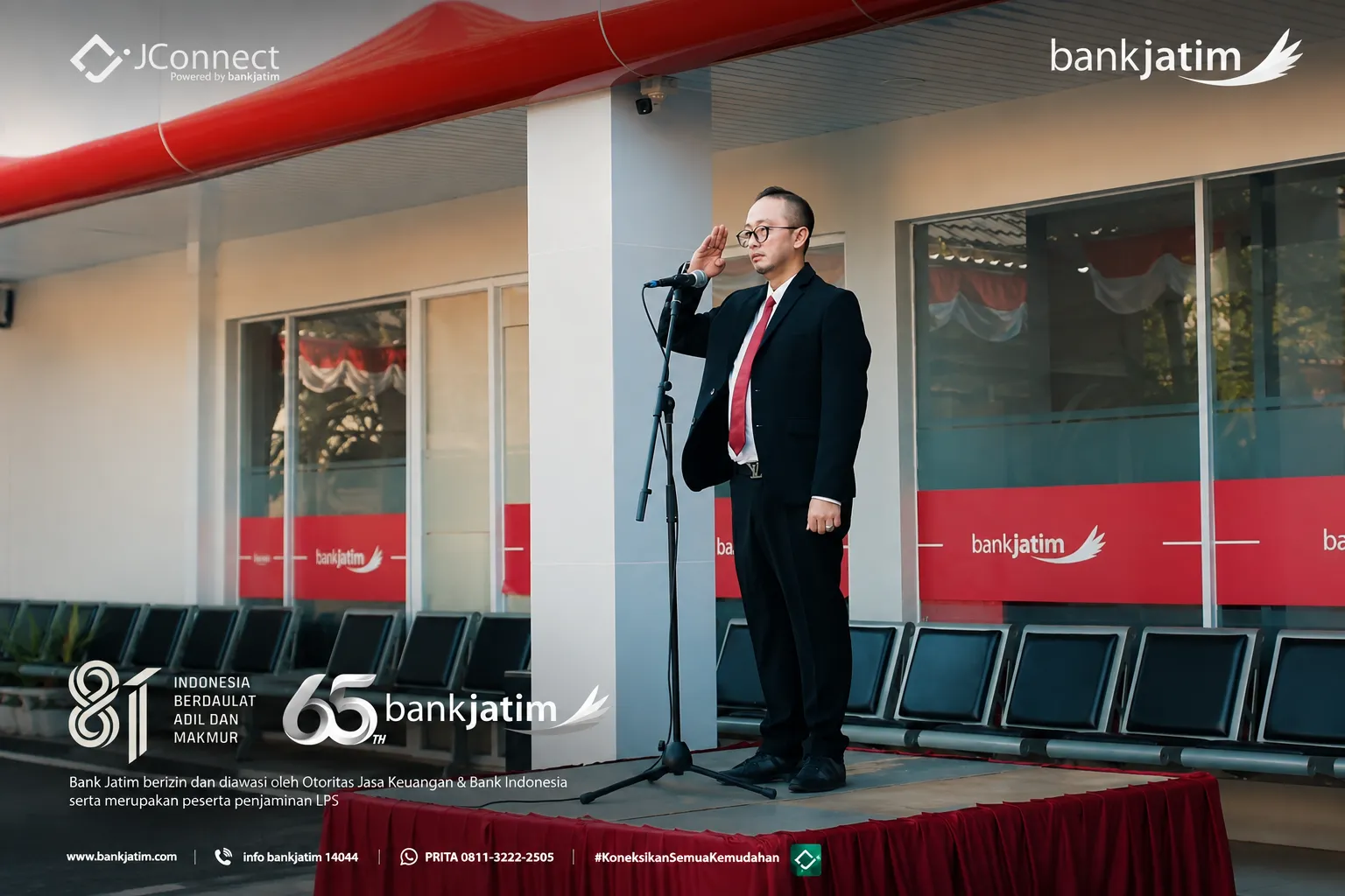 Di HUT ke-81 RI, Bank Jatim Sumenep Tegaskan Komitmen Ekonomi Daerah