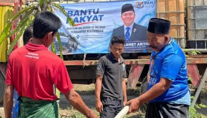 Kekeringan Melanda, Slamet Ariyadi Kirim Bantuan Air Bersih untuk Warga Sumenep